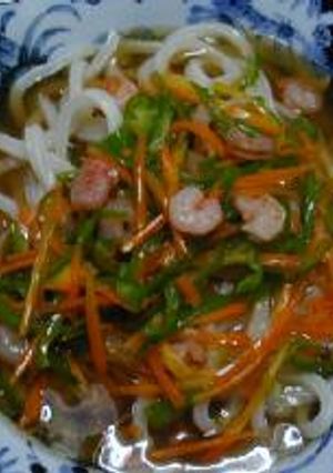 和風あんかけうどん___Udon(thick white noodles) topped with a sticky Japanese soy soup-レシピのメイン写真