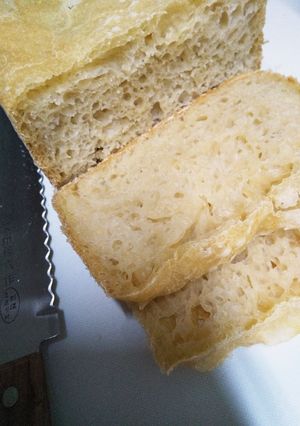 中力粉で高加水の食パン ホームベーカリー-レシピのメイン写真
