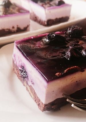 ブルーベリーレアチーズケーキ★ダイエット-レシピのメイン写真