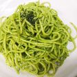抹茶と新茶のジェノベーゼ風パスタ