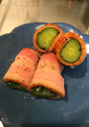 簡単きゅうりのベーコン巻き☆-レシピのメイン写真