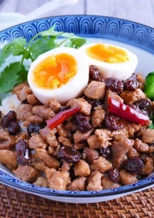 レーズン入り魯肉飯(ルーローハン)-レシピのメイン写真