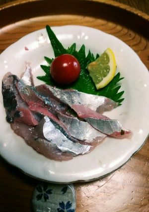 アジ✨をお造りに(^q^)☺⛄☕-レシピのメイン写真