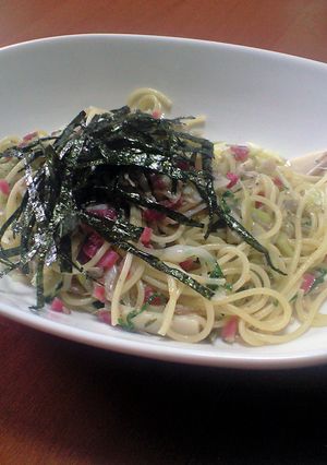 生姜、茗荷、じゃこのきんぴらで和風パスタ-レシピのメイン写真