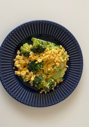 ブロッコリーと卵炒め-レシピのメイン写真