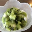 ヨーグルトムースキウイソース