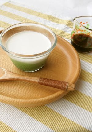 火を使わずに、ふるふる抹茶ゼリー-レシピのメイン写真