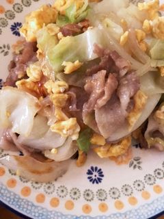 きゃべつと豚肉の中華炒め-レシピのメイン写真