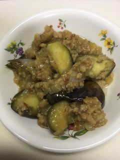 ★茄子のひき肉味噌炒め-レシピのメイン写真