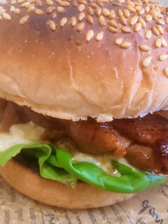 味噌漬けてりやきわさびマヨチキンバーガー-レシピのメイン写真