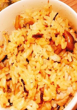 塩昆布と鶏肉の炊き込みご飯-レシピのメイン写真