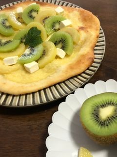 キウイのデザートピザ-レシピのメイン写真
