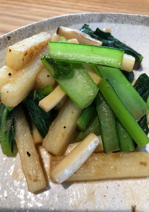小松菜のバター醤油炒め-レシピのメイン写真