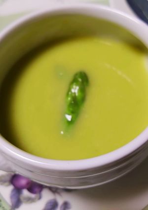 グリーンアスパラのスープ-レシピのメイン写真