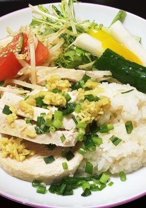 ランチにも！和風チキンライス！-レシピのメイン写真