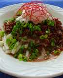 ”広島風”な、菊芋汁なし坦々うどん