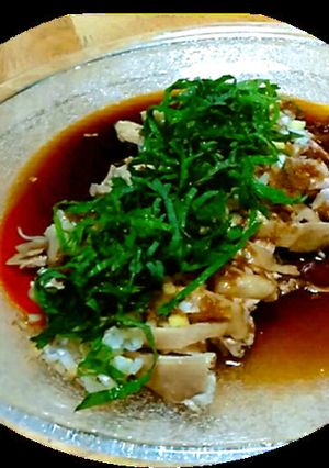 大葉の和風よだれ鶏-レシピのメイン写真