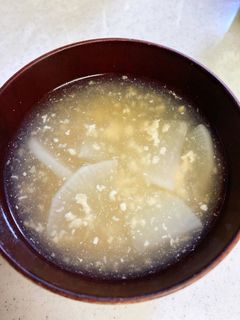 鶏ひき肉と大根のスープ♡-レシピのメイン写真