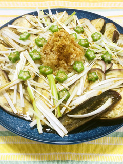 レンジで簡単!蒸し茄子-レシピのメイン写真