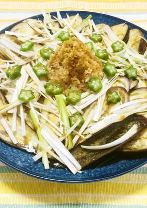 レンジで簡単！蒸し茄子-レシピのメイン写真