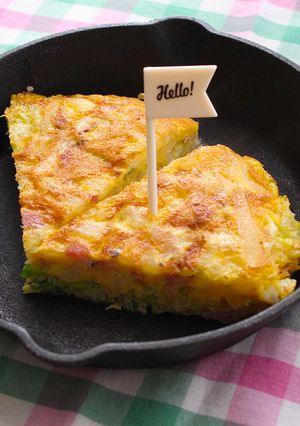 キャベツポテトオムレツ-レシピのメイン写真