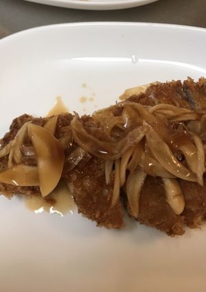 豚カツ玉ねぎソース-レシピのメイン写真