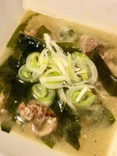 韓国風ワカメスープ☆ ミョック-レシピのメイン写真