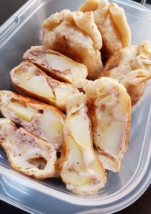 作り置き☆ポテツナチーズの油揚げ包み焼き-レシピのメイン写真