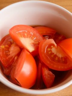 トマトのめんつゆマリネ-レシピのメイン写真