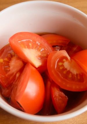 トマトのめんつゆマリネ-レシピのメイン写真