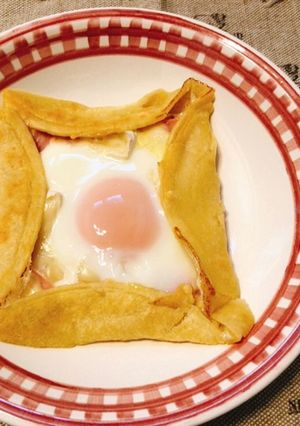 男子大学生のガレット-レシピのメイン写真