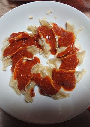 冷凍餃子のチリソース掛け-レシピのメイン写真
