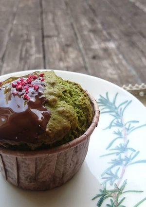 甘さ控えめ！抹茶マフィン-レシピのメイン写真