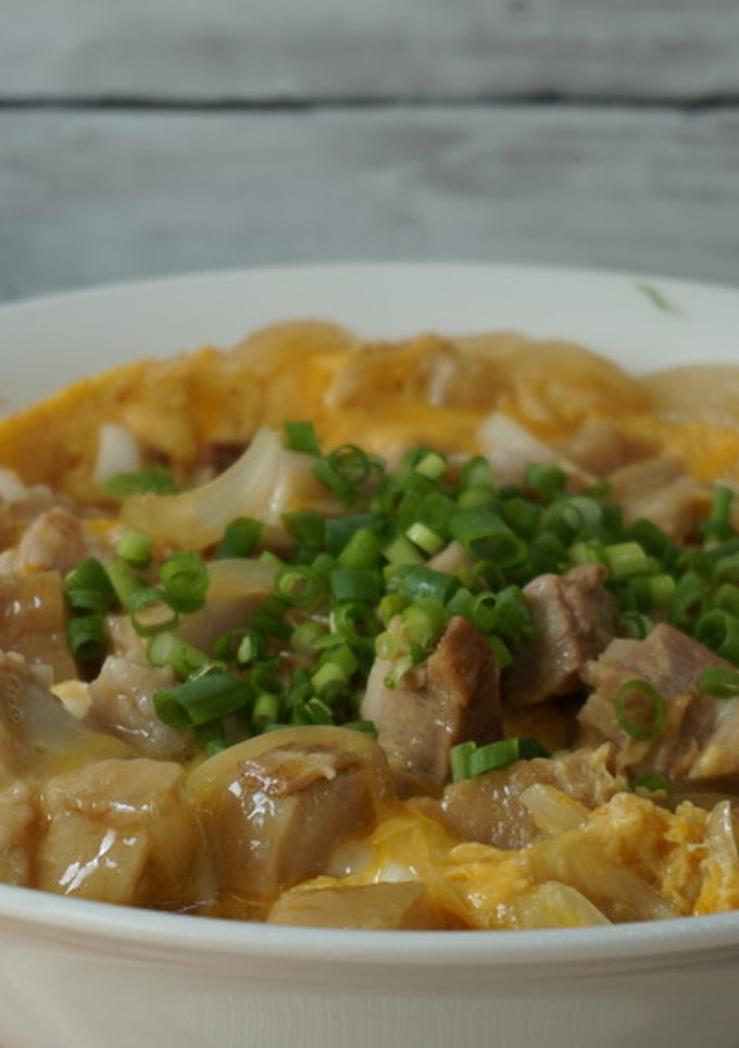 他人丼【豚の角煮アレンジ】-レシピのメイン写真