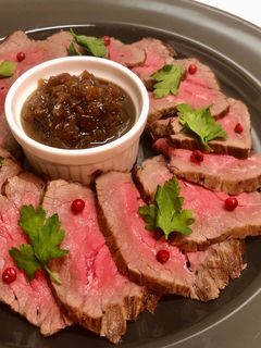 ローストビーフの玉ねぎソース-レシピのメイン写真