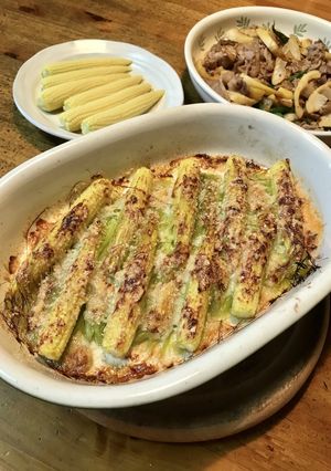 ヤングコーンのパルメザンチーズ焼き-レシピのメイン写真