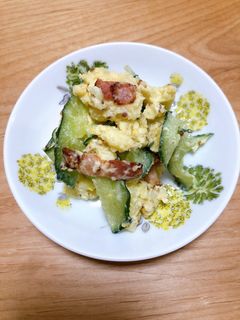 カリカリベーコンのマスタードポテトサラダ-レシピのメイン写真