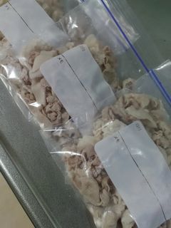 便利~豚しゃぶ肉を冷凍保存-レシピのメイン写真