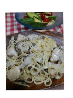 ささみとしめじのクリームパスタ-レシピのメイン写真