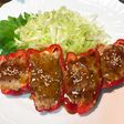 ピーマンのザーサイ入り肉詰めあんかけ