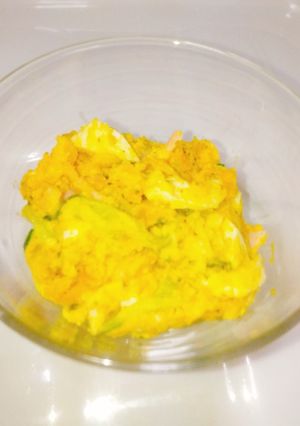 冷凍カボチャのマヨ蜜サラダ-レシピのメイン写真
