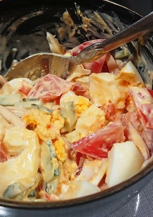 夏のトマたまサラダ-レシピのメイン写真