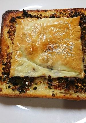簡単⭐ふりかけトースト~たこ焼き風~-レシピのメイン写真