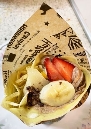 おうちで手作り☆チョコバナナクレープ♪-レシピのメイン写真