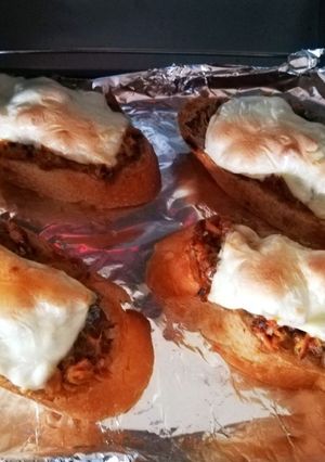 味付け不要！さば味噌煮缶トースト-レシピのメイン写真