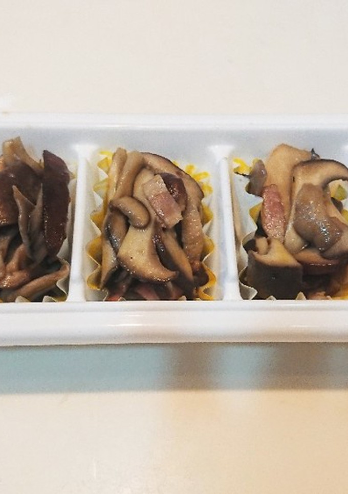 お弁当作りおき きのこのガーリック炒め-レシピのメイン写真