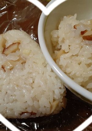 竹輪と天かすのおにぎり♪-レシピのメイン写真