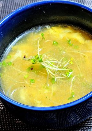 コーンと春雨の中華卵スープ-レシピのメイン写真