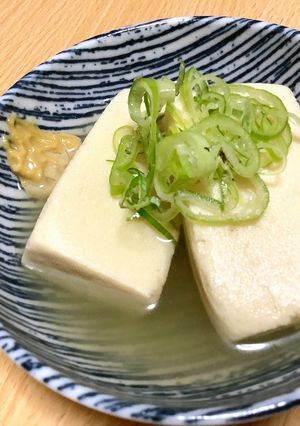 高野豆腐の冷奴(立ち飲み屋風)-レシピのメイン写真