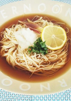 そうめんアレンジ　薬味たっぷりそうめん♪-レシピのメイン写真